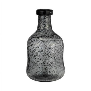 Sagebrook Home Artisan Modern Gray Glass Vase