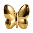 thumbnail image 1 of Sagebrook Home Ceramic Balloon Butterfly Figurine, Gold, 1 of 9