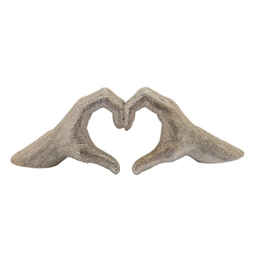 Creative Co-Op Boho Soapstone Heart Accent - Decorative Multicolor Stone Heart For Shelf, Table, Or Desk