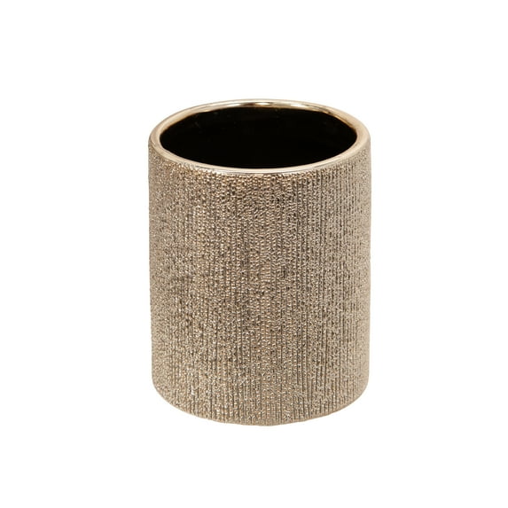 Sagebrook Home 5"h Beaded Pencil Holder, Champagne