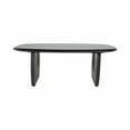 thumbnail image 1 of Sagebrook Home 51" Black Mango Wood Modern Mid-Century Coffee Table - Elegant Living Room Furniture For Contemporary Homes, 1 of 6