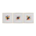 thumbnail image 1 of Sagebrook Home  72 x 24 in. Hand Painted Multi-Colorful Abstract, Set of 3, 1 of 1