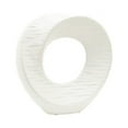 thumbnail image 1 of Decorative Home Decor Sculpture - Bathroom Accessory, Office and Room Decor Statement Piece - Modern Statue Accent for Living Room Decor, Bookself, Coffee Table or Artful Ornaments - 8" White, 1 of 8