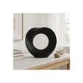 thumbnail image 1 of Decorative Home Decor Sculpture - Bathroom Accessory, Office and Room Decor Statement Piece - Modern Statue Accent for Living Room Decor, Bookself, Coffee Table or Artful Ornaments - 10" Black, 1 of 14