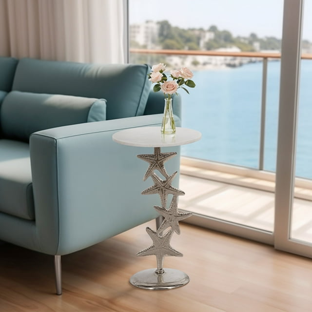 Sagebrook Home Aluminum Starfish Accent Table – Enhance Your Space