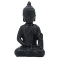 thumbnail image 1 of Sagebrook Home Black Ceramic Seated Buddha, 1 of 4