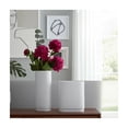 thumbnail image 1 of Ridged Vase for Home Decor - Tall Vase Style Designed for Table Vase Display - Ceramic Flower Vase for Modern Interiors - Layered Decorative Vases for Entry or Shelf Styling, 1 of 13