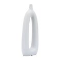 thumbnail image 1 of Sagebrook Home Ceramic 14"h Open Cut-out Vase, White, 1 of 6