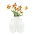 thumbnail image 1 of Sagebrook Home Ceramic 7" Half Body Vase, White, 1 of 8