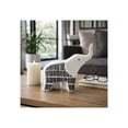 thumbnail image 1 of Elephant Figurine for Home and Bathroom Decor - Ceramic Animal Sculpture for Office and Room Styling - Modern Statue Display for Living Room, Shelf and Coffee Table Ornament - 7", Black & White, 1 of 11