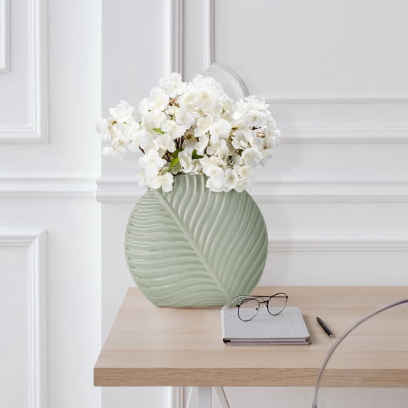 Sagebrook Home Ceramic Artisanal Vase, Home Decor Focal Point