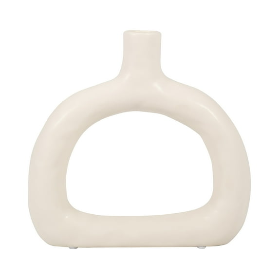 Sagebrook Home Ceramic Vase - Enhance Your Space with Artistic Elegance