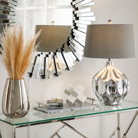 Decorative Object for Home Decor - Bathroom and Office Decor Sculpture - Modern Living Room Decor Statement - Shelf Styling Piece and Coffee Table Statues - Unique Decorative Ornaments - 5" White