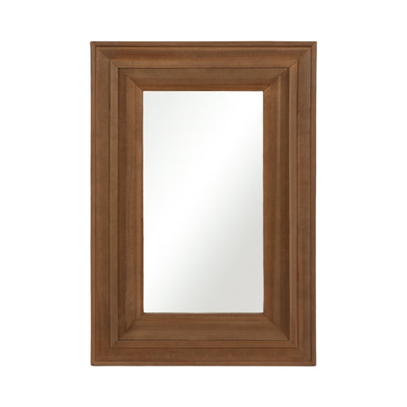 Sagebrook Home Decorative Wall Mirror with Wood Frame for Entryway, Bedroom, Living Room or Bathroom
