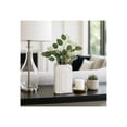 thumbnail image 1 of Elegant Rectangular Vase for Living Room Decor and Home Accents - Modern Decorative Flower Vase for Room, Bedroom or Office Display - Perfect for House and Entryway Table Styling - 7", White, 1 of 15