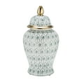 thumbnail image 1 of Sagebrook Home Elegant Ceramic Jar - Home Decor Accent Piece, 1 of 8