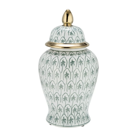 Sagebrook Home Elegant Ceramic Jar - Home Decor Accent Piece