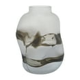 thumbnail image 1 of Sagebrook Home Glass, 14''h Dented Vase, Gray, 1 of 4