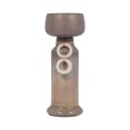 thumbnail image 1 of Sagebrook Home Glass Champagne Pillar Decorated Candle Holder, 1 of 8