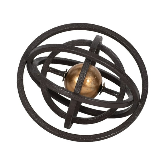 Sagebrook Home Iron Armillary Orb - Timeless Elegance