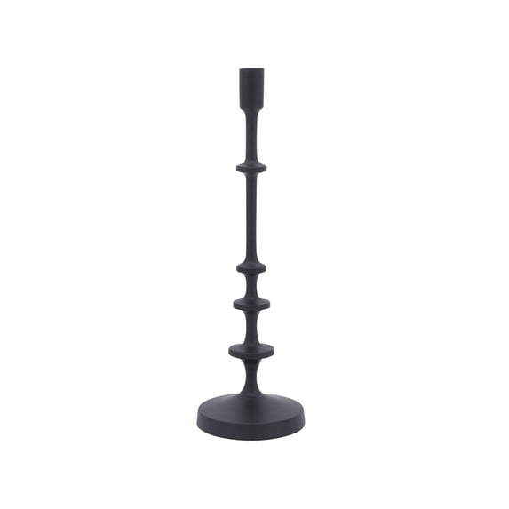 Sagebrook Home Metal, 17"h Taper Candle Holder, Black
