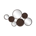 thumbnail image 1 of Sagebrook Home Metal 39" Mirrored Wall Decor, Bronze, 39"L X 1"W X 24"H, 1 of 2