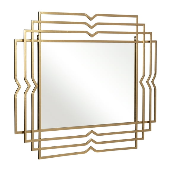 Sagebrook Home Metal 39" Rectangular Mirror, gold