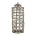 thumbnail image 1 of Sagebrook Home Metal Cylinder Lidded Jar, 1 of 9