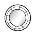 thumbnail image 1 of Sagebrook Home Metal Frame 28" Wall Mirror, Black, 1 of 3