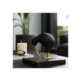 thumbnail image 1 of Decorative Kiwi Sculpture Accent for Home Decor - Elegant Ornaments for Bathroom, Office, and Living Room Display - Modern Metal Figurine for Shelf or Coffee Table Styling - 6", Black & Gold, 1 of 13