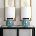thumbnail image 1 of Sagebrook Home Modern 18"H Glass Novelty Table Lamp, Set Of 2 - 9" x 9" x 18", 1 of 10