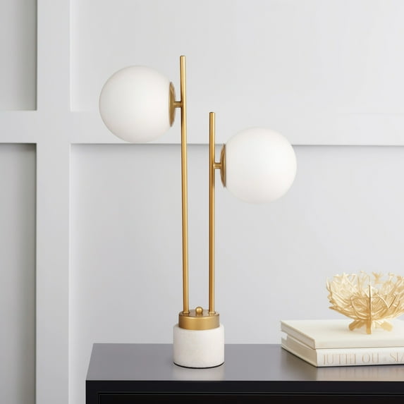 Sagebrook Home Modern Glam 23" Gold Glass/Brass Table Lamp - 15" x 4" x 23"