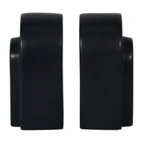 Sagebrook Home Modern Set Of 2 Ceramic Solid 7" Arch Bookends