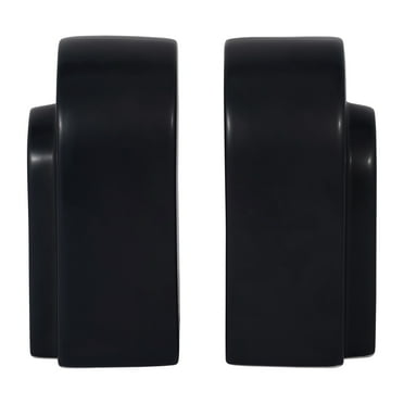 Sagebrook Home Modern Set Of 2 Ceramic Solid 7" Arch Bookends