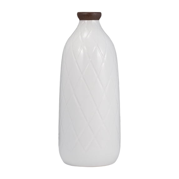 Sagebrook Home Neutral Ceramic Vase