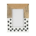 thumbnail image 1 of Sagebrook Home Picture Frame, Rustic Charm, Paw Print Design, 1 of 5