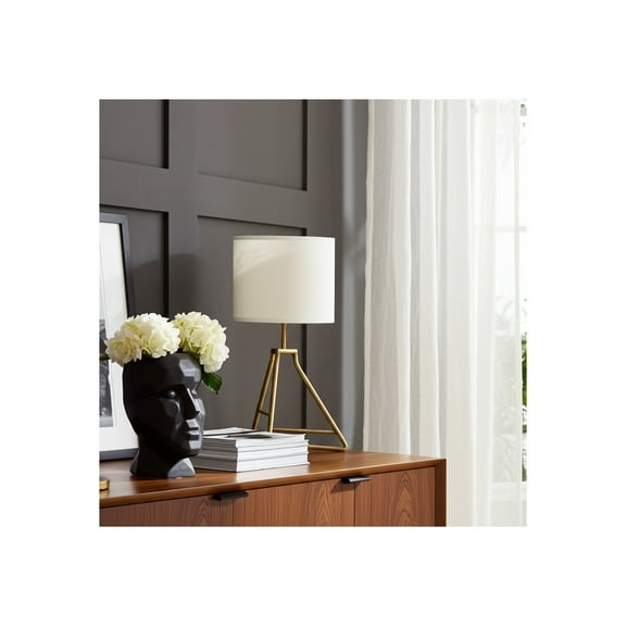 Modern Geometric Face Vase - Unique Head-Shaped Decorative Planter - Stoneware & Porcelain - Contemporary Art Decor for Home, Office, Bedroom, Living Room - 10" Black