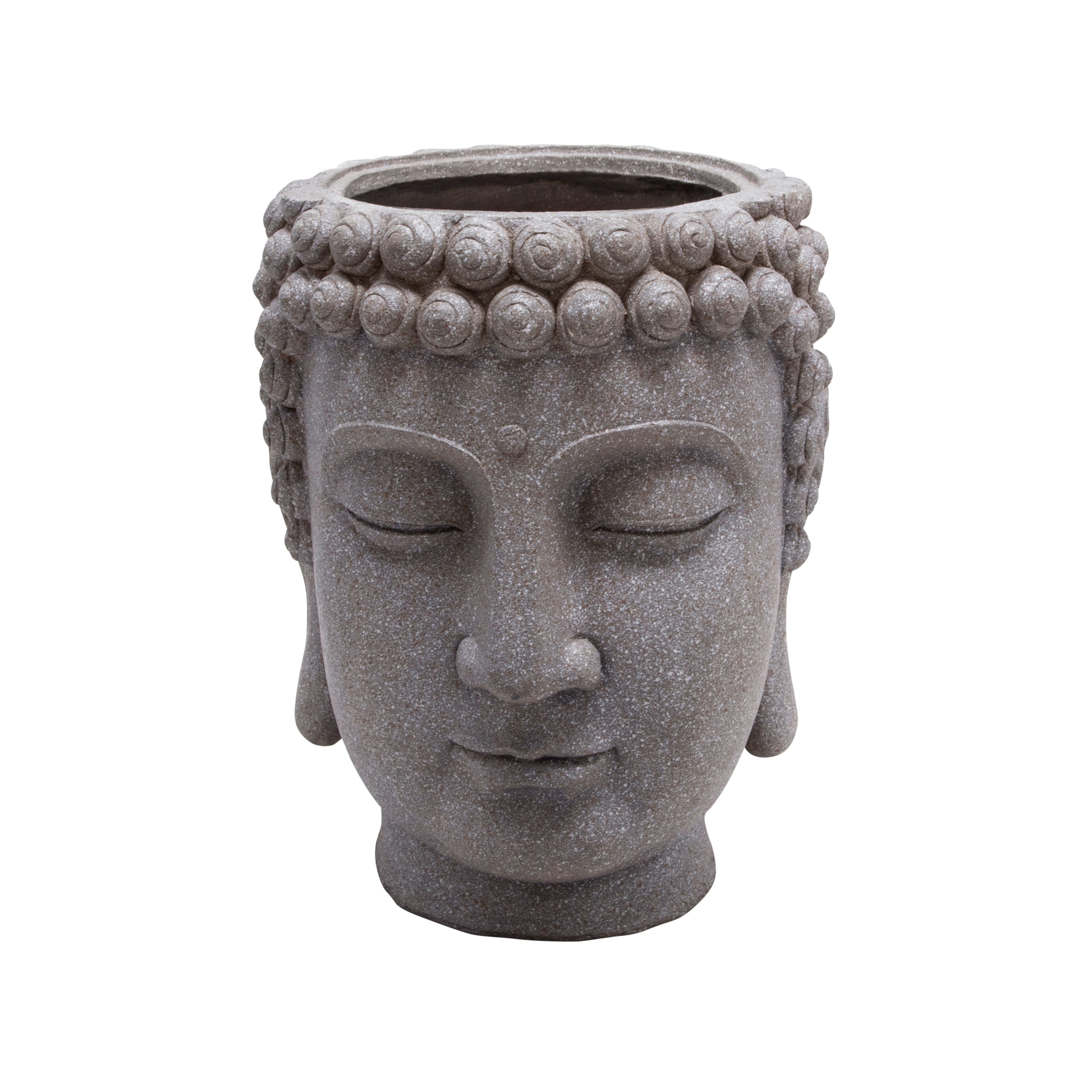 Contemporary Buddha Head Flower Pots for Home Decor - Sculpted Resin  Planters and Pots for Plants - Decorative Planters for Outdoor Plants and  Indoor Plants with Classic Detail - 17", Gray - Walmart.com