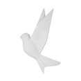 thumbnail image 1 of Sagebrook Home Resin 8" Origami Bird Wall Decor, White, 1 of 2