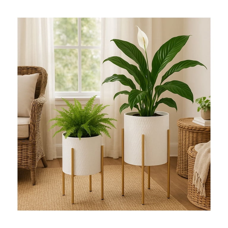 self watering moss poles Self-Watering Anchor Set – Stabilize Moss Poles with Integrated Pot and Pole  System main image 1