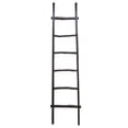 thumbnail image 1 of Sagebrook Home Wooden Decorative 76" Ladder, Black, 1 of 6