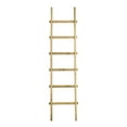 thumbnail image 1 of Sagebrook Home Wooden Decorative 76" Ladder, Brown, 1 of 4