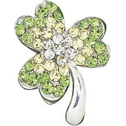 Sagefinds Shamrock Lapel Pin - Three Green Leaf Lapel Pins - Shamrock Lapel Dress Gifts for Women