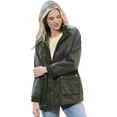 thumbnail image 1 of Sagefinds Women Portland Barn Jacket for Women - Hidden Zipper with Snap Closure, Interior Drawstring, Pockets - 2X, 1 of 8