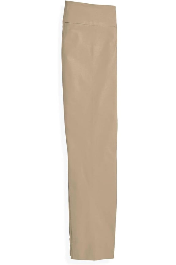 Women Slenderizing Ankle Pants, Slim Pull-on Slacks, Stretch Fit Tummy Control - Size 6
