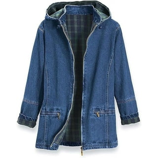 Womens Fleece Lined Denim Jacket