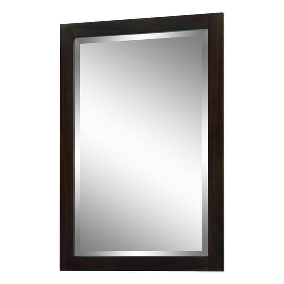 Sagehill Designs Mt2436mr Modesta Walnut 24" Framed Vanity Mirror - Wood