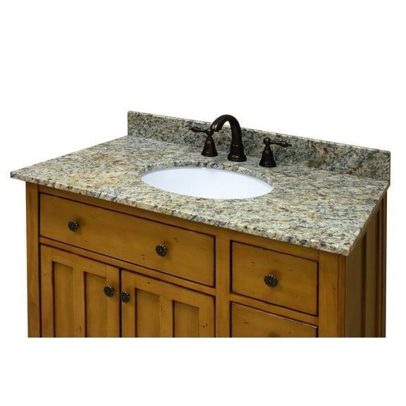 Sagehill Designs Ow3722db 37" Desert Beige Granite Vanity Top - Beige