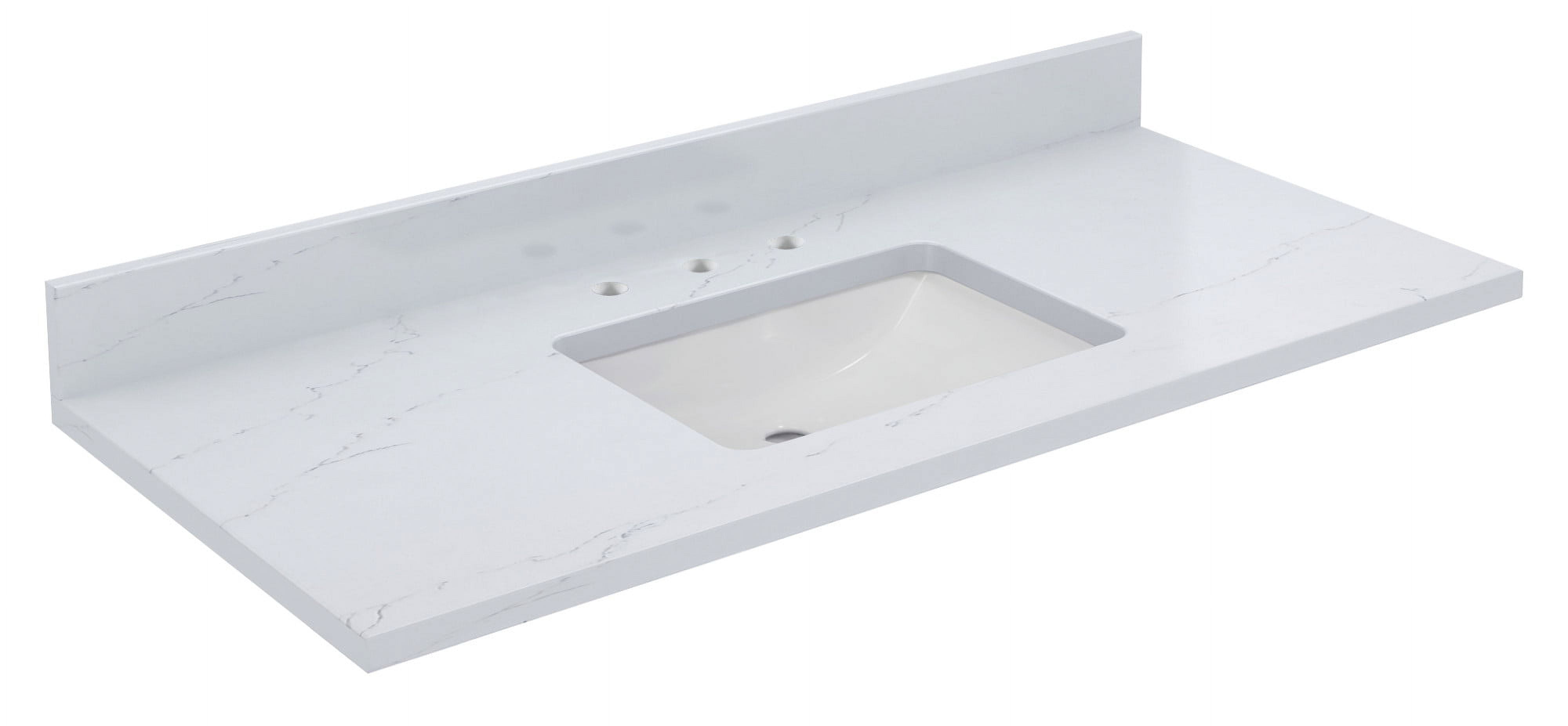 Sagehill Designs Rq4922 Premier Quartz Vanity Top 49" Quartz Vanity Top