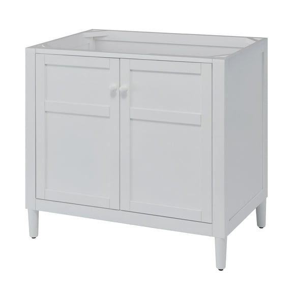 Sagehill Designs Tr3621d Turner 36" Free Standing Wood Single Vanity Cabinet Only - White